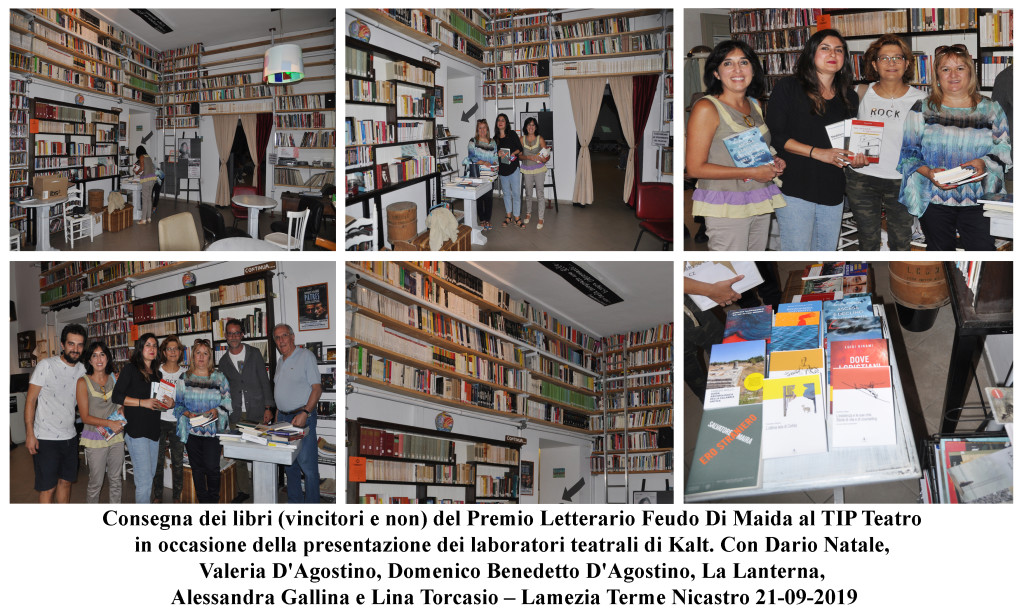 Consegna libri biblioteca Lamezia